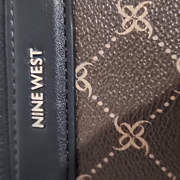 Nine West Black and Brown Patterned Wallet - Picture 5 of 8